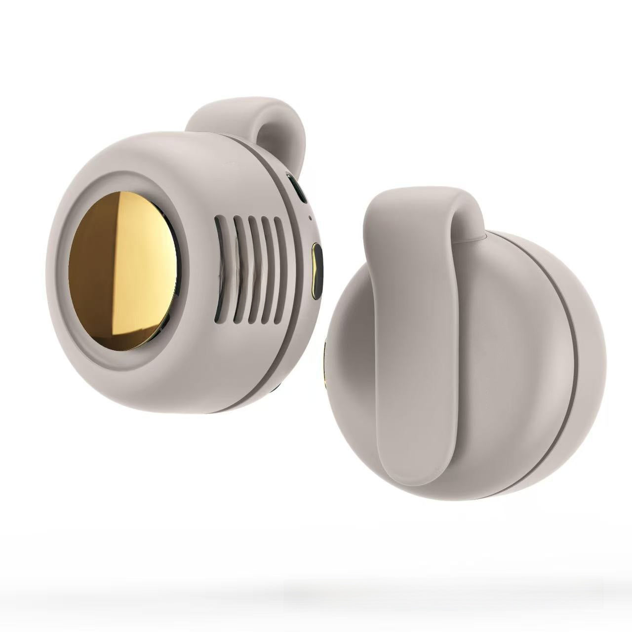Portable Clip-On Fan, Mini USB Rechargeable 360° Rotatable Fan, 3-Speed Silent Mini Bladeless Fans