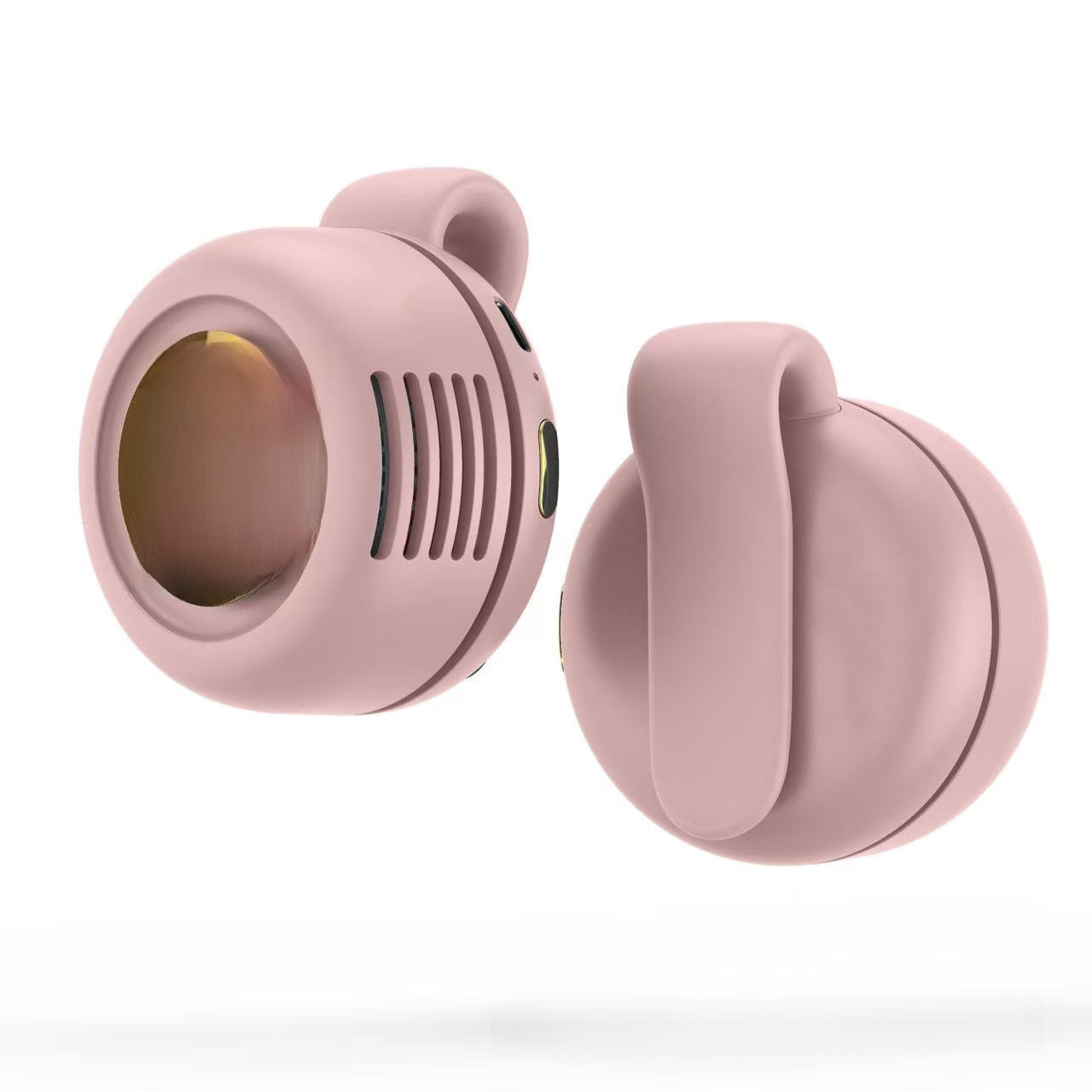 Portable Clip-On Fan, Mini USB Rechargeable 360° Rotatable Fan, 3-Speed Silent Mini Bladeless Fans