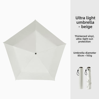Harkcart Ultralight Carbon Fiber Sun Rain Umbrella