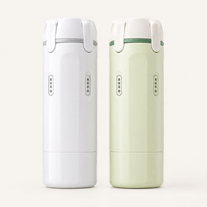Harkcart Quadruple Compartment Travel Bottle, Multi Use Refillable Cosmetic Container