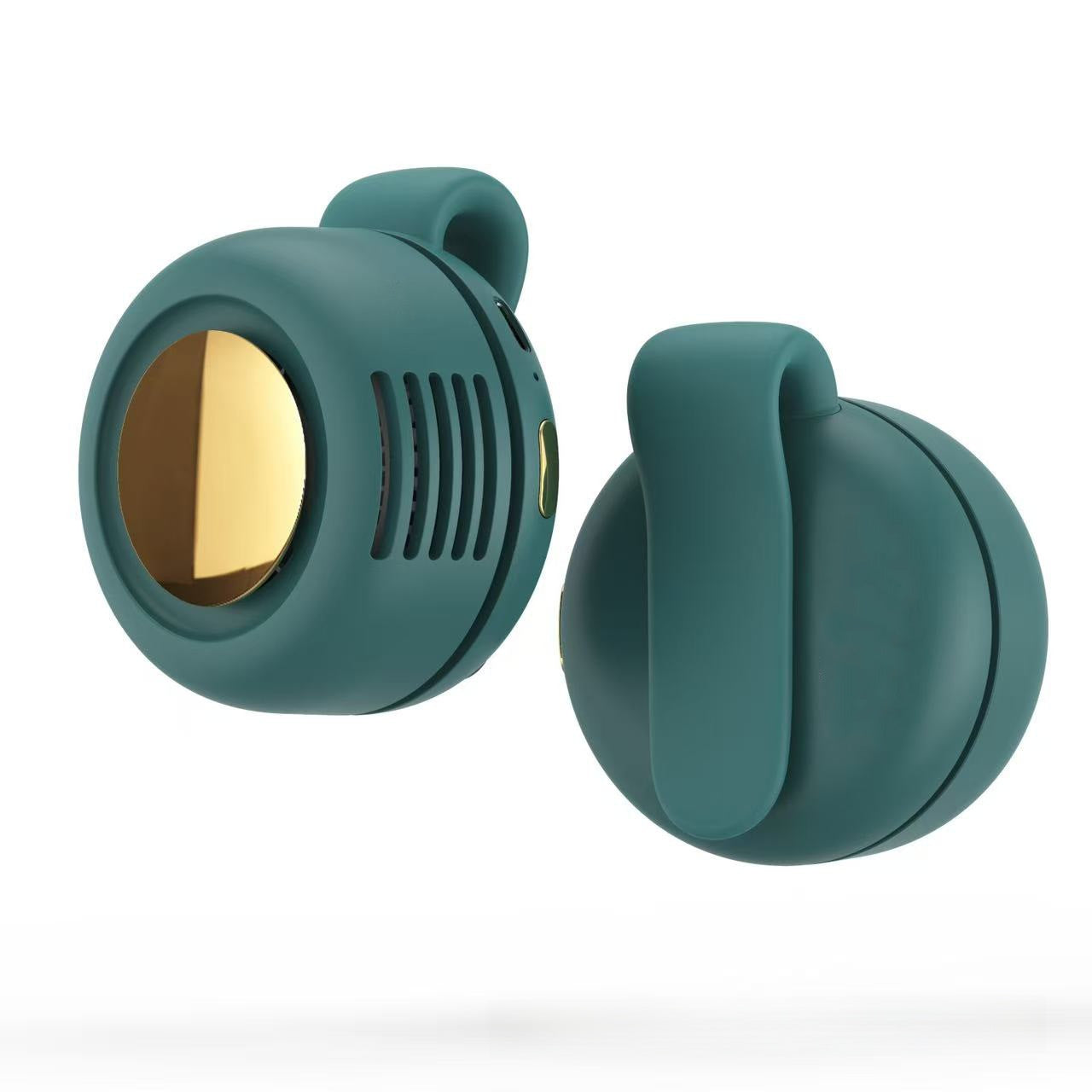 Portable Clip-On Fan, Mini USB Rechargeable 360° Rotatable Fan, 3-Speed Silent Mini Bladeless Fans
